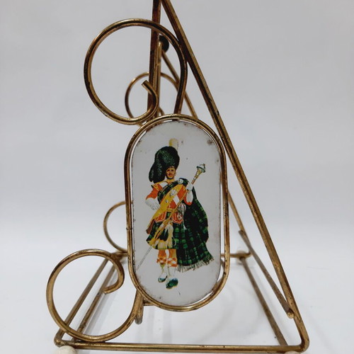 Chivas Regal Brass Whiskey Bottle Holder like new, vintage