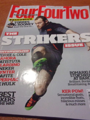Four Four Two February 2010 Strikers Special like new