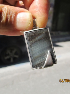 Pendant with Sardonyx Silver 925 like new