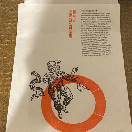Bag from Shakespeare’s Globe