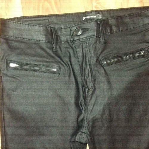 Stradivarius jeans size 40 waterproof, elastic, leather-like like new