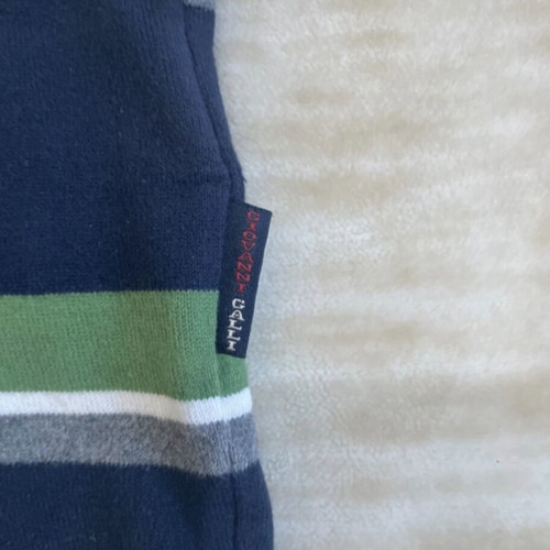 Giovanni Galli men's long-sleeve blouse used, blue and green
