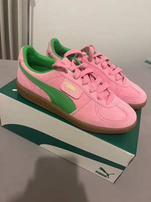 Puma Palermo sneakers like new, size 37, pink green