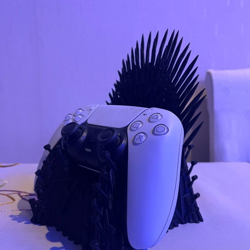PS5 DualSense Controller Stand 3D Printed New Iron Throne Style