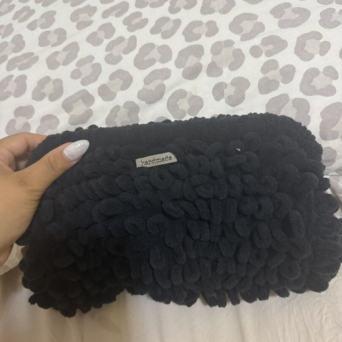 Puffy Bag handmade, new, black