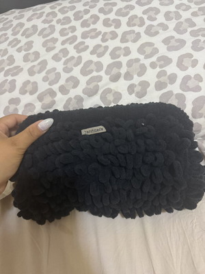 Puffy Bag handmade, new, black