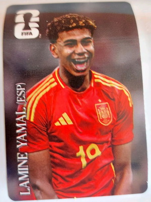 Lamine Yamal Spain FIFA World Cup 2026 Soccer Sticker Panini Coca Cola καινούργιο