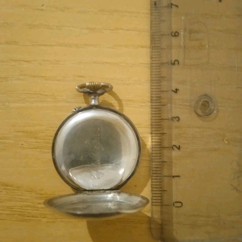 Vintage women's pocket watch silver 800 used, needs repair