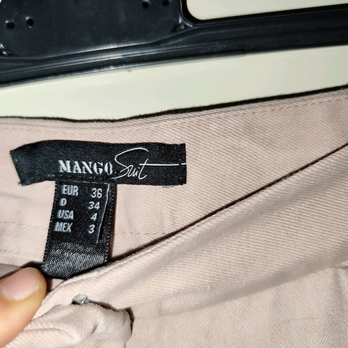 Mango women's trousers like new, dusty pink color, size 36