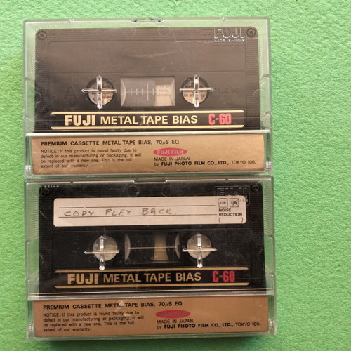 Fuji Metal Tape C-60 cassette tapes
