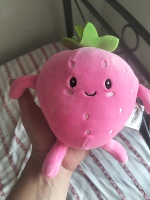 Plush strawberry in excellent condition
