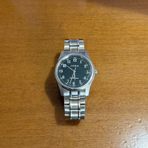 Jaga Quartz wristwatch used, stainless steel, 30M water resistant