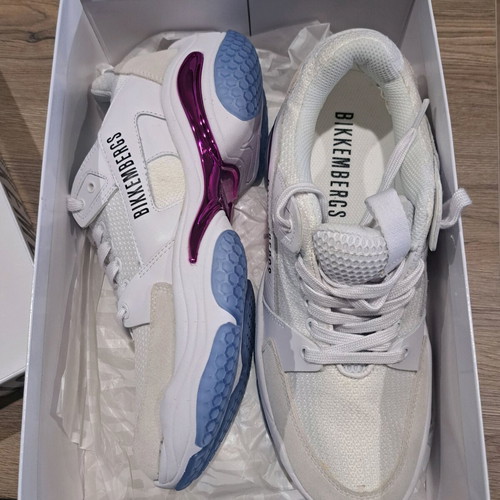 Bikkemberg men's sneakers new, white, size 42