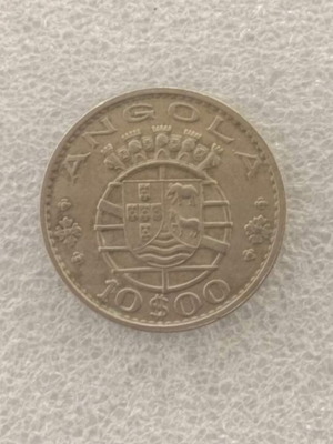 Angola 10 Escudos coin 1969