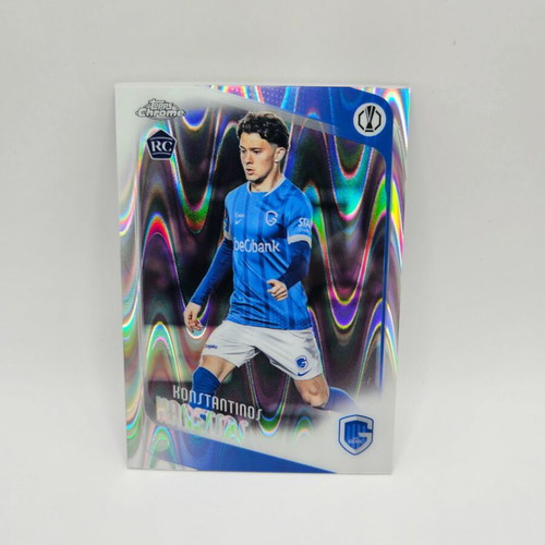 Topps Chrome UCC Konstantinos Karetsas Raywave Rookie card