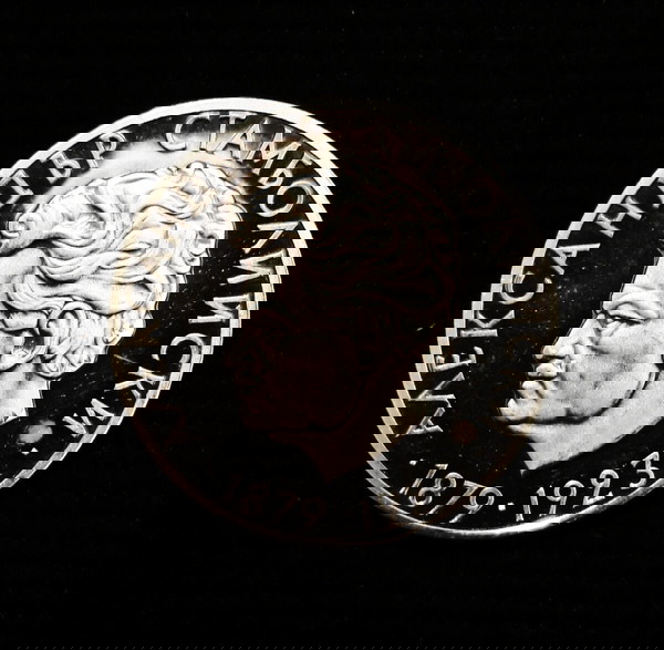 1974 BULGARIA 5 leva 50th Anniversary Death of Alexander Stamboliiski 900 SILVER PROOF