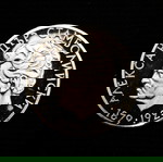  1974 BULGARIA 5 leva 50th Anniversary Death of Alexander Stamboliiski 900 SILVER PROOF