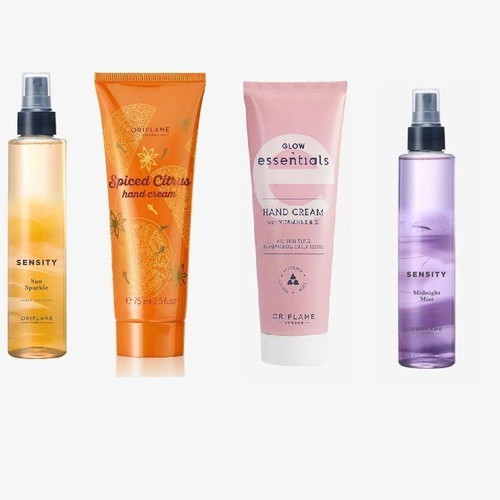 Oriflame body lotion and cream set new