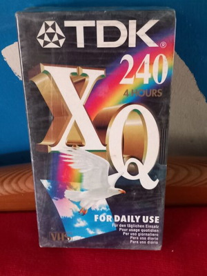 TDK XQ 240 new sealed VHS cassette