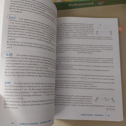Physics Waves and Quantum Mechanics Elements textbook used, 3rd Lyceum