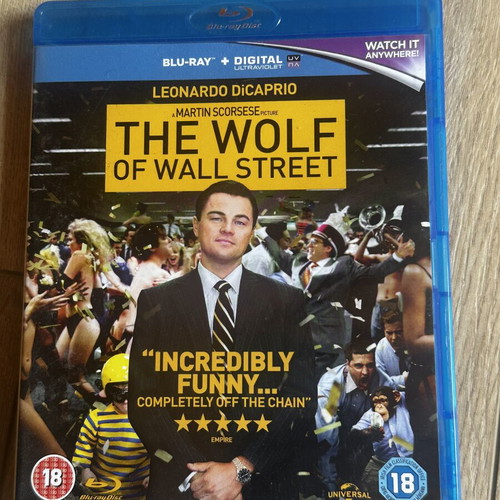 The Wolf of Wall Street Blu-Ray like new with English subtitles