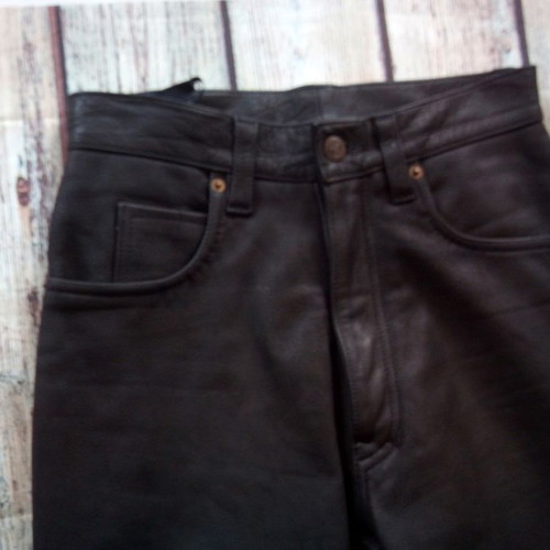Modeka leather motorcycle pants used, size 34