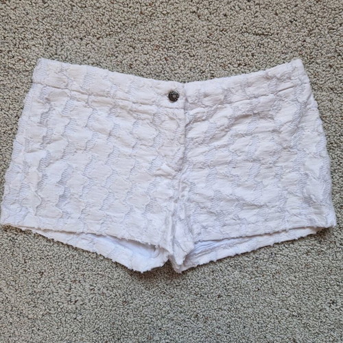 B.young white shorts size L like new with lining