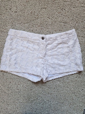 B.young white shorts size L like new with lining