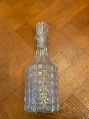 Crystal carafe from England large in almost like new condition