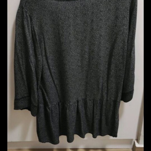Pull & Bear 3/4 Sleeve Sweater M used, black and grey