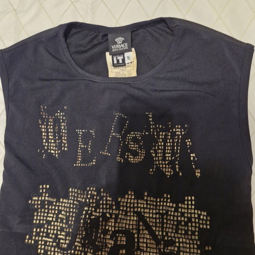 Versace top size S black, like new