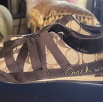 Coach Harmonie sneakers size 41, beige and brown