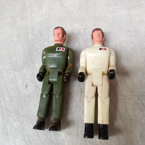 Lesney Space Men figures pack of 2 used, 1980s collectible