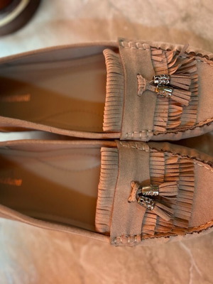 Graceland women's moccasins like new, size 41, eco suede