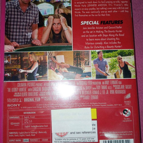 The Bounty Hunter DVD like new, comedy adventure romance, subbed