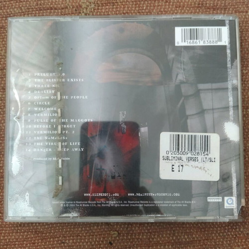 Slipknot Vol 3 The Subliminal Verses CD used, metal