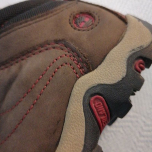 Timberland leather boots used, brown, size 27