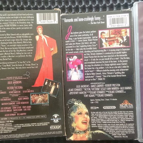 TheDream Cast musical VHS tapes used, collection of 7 rare musicals