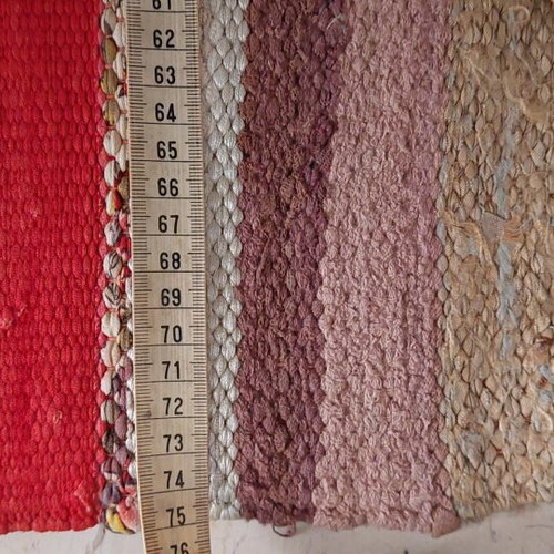 Cotton Loom Rag Rug new, 1970s runner