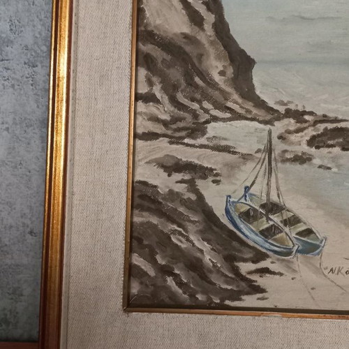 Oil painting signed used 30x35