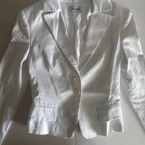 Toi&Moi Women’s White Slim Fit Blazer New, Size Small