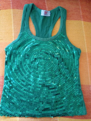 Acme blouse small green like new