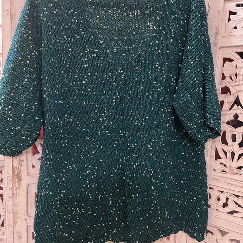 Handmade summer knit sweater like new, one size