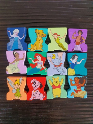 Disney Stacks figures like new, pack of 12, Lidl 2023