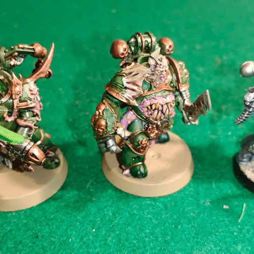 Warhammer 40K painted miniatures set 7, 3 various miniatures new