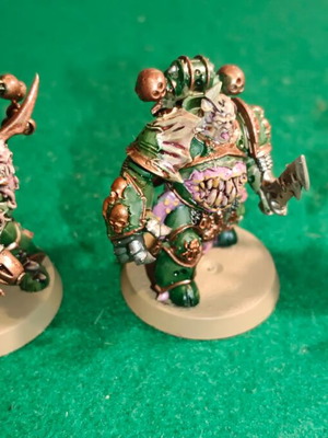 Warhammer 40K painted miniatures set 7, 3 various miniatures new
