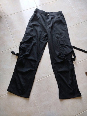 Pants L size buggy style new, black