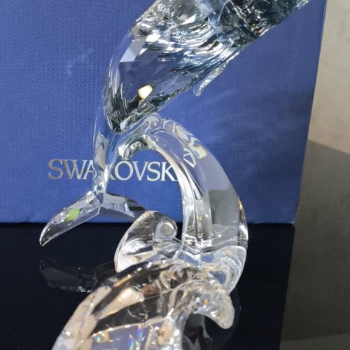 Swarovski crystal decorative figurine Paikea whale limited edition 2012 new