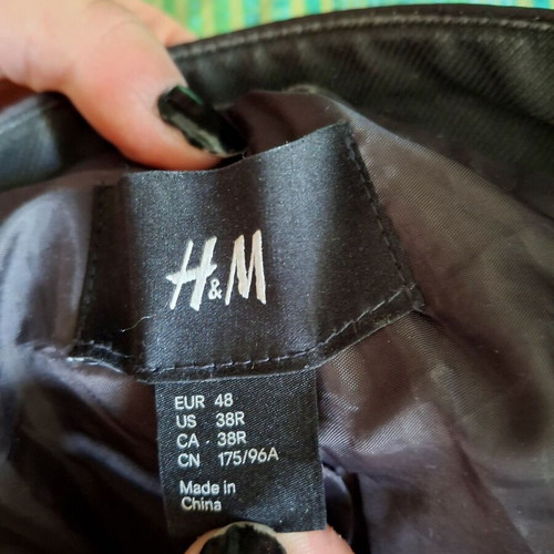 H&M fitted military style jacket, size M (48)