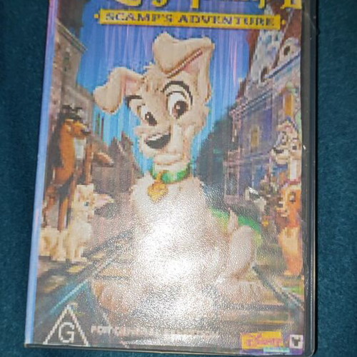 Lady and the Tramp video cassette used, dubbed